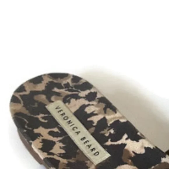 Veronica Beard Women's Leopard Print Sandals - Picture 8 of 8